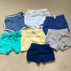 Baby boy 6-12 month knit shorts bundle